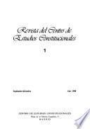 Revista del Centro de Estudios Constitucionales