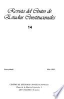 Revista del Centro de Estudios Constitucionales
