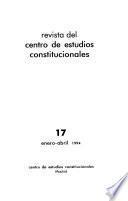 Revista del Centro de Estudios Constitucionales