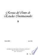 Revista del Centro de Estudios Constitucionales