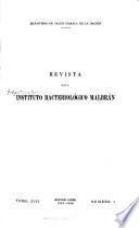 Revista del Instituto Bacteriológico Dr. Carlos G. Malbrán.