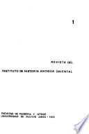Revista del Instituto de Historia Antigua Oriental