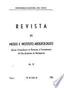 Revista del Museo e Instituto Arqueológico