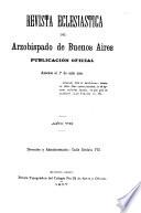 Revista eclesiástica del Arzobispado de Buenos Aires
