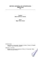 Revista española de antropología americana