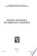 Revista española de derecho canónico
