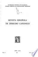 Revista española de derecho canónico