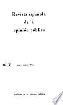 Revista española de la opinión pública