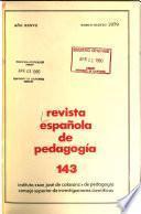 Revista española de pedagogía