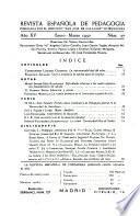 Revista española de pedagogía