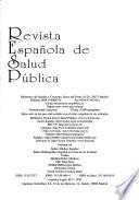 Revista española de salud pública