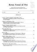 Revista forestal del Perú