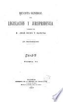 Revista general de legislación y jurisprudencia