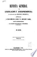Revista general de legislación y jurisprudencia