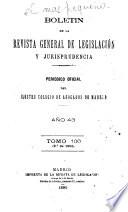 Revista general de legislación y jurisprudencia