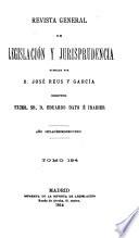 Revista general de legislación y jurisprudencia