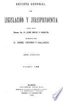 Revista general de legislación y jurisprudencia