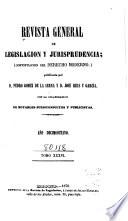Revista general de legislación y jurisprudencia