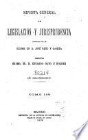 Revista general de legislación y jurisprudencia