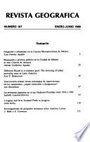 Revista geográfica del Instituto Panamericano de Geografía e Historia