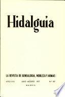 Revista Hidalguía número 107. Año 1971