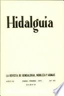 Revista Hidalguía número 110. Año 1972