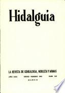 Revista Hidalguía número 164. Año 1981