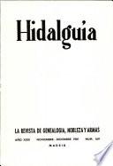 Revista Hidalguía número 169. Año 1981