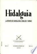 Revista Hidalguía número 325. Año 2007