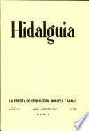 Revista Hidalguía número 83. Año 1967