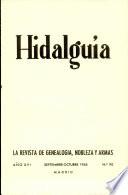Revista Hidalguía número 90. Año 1968