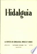 Revista Hidalguía número 97. Año 1969