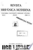 Revista hispánica moderna