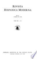 Revista hispánica moderna