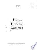 Revista hispánica moderna