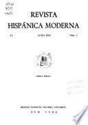 Revista hispánica moderna