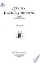 Revista hispánica moderna