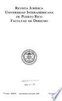 Revista jurídica de la Universidad Interamericana de Puerto Rico