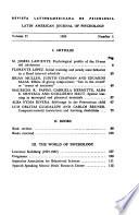 Revista latinoamericana de psicología