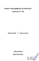 Revista latinoamericana de psicología