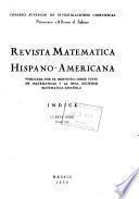 Revista matemática hispano-americana