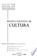Revista nacional de cultura