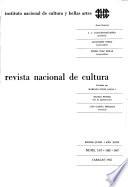 Revista nacional de cultura