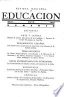 Revista nacional de educación. Mayo 1942