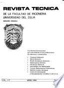 Revista técnica de la Facultad de Ingeniería, Universidad del Zulia