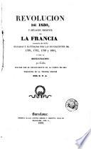 Revolucion de 1830, y situacion presente de la Francia (noviembre de 1833)