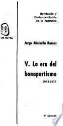 Revolución y contrarrevolución en la Argentina