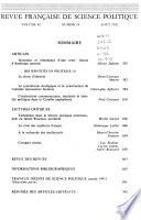 Revue française de science politique