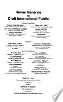 Revue générale de droit international public