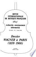 Revue internationale de musique française